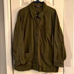 Lands' End Women’s Green Utility Jacket